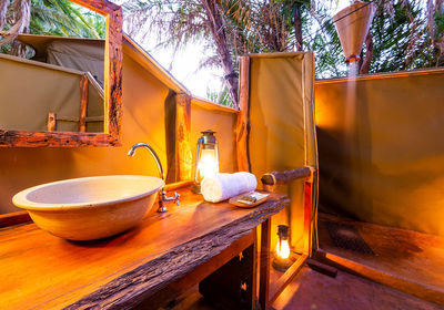 Open Air bathroom