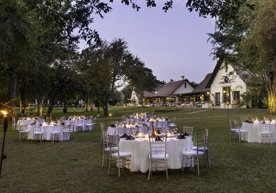 Group Dinner on the Lawns